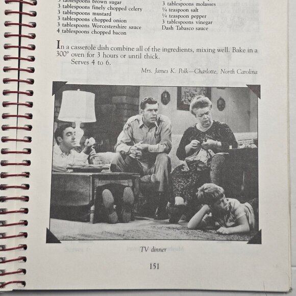 Vintage 1991 Aunt Bee's Mayberry Cookbook Rutledge Hill Press - Picture 5 of 9